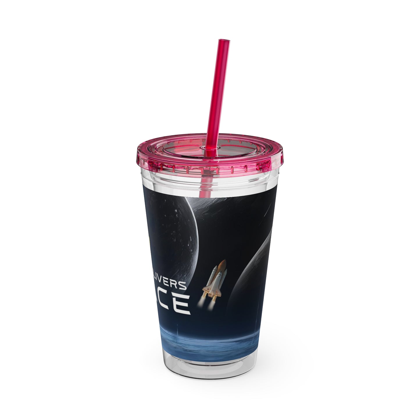 Sunsplash Tumbler with Straw, 16oz